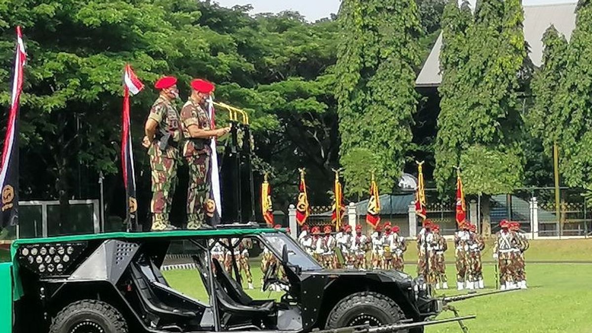 Brigjen TNI Widi Prasetijono Resmi Jabat Danjen Kopassus