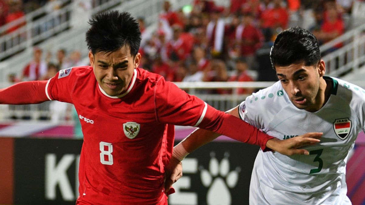 Babak Pertama Indonesia U-23 vs Irak U-23: Skor Imbang 1-1