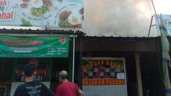 Tabung Gas Bocor, Rumah Makan Padang di Duren Sawit Terbakar