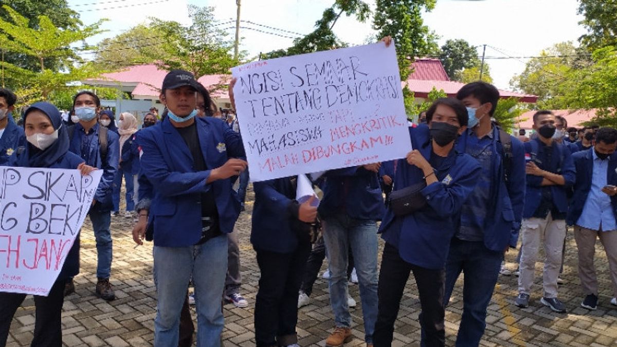 Demo Sempat Ricuh, Pembekuan BEM Fakultas Hukum Universitas Bengkulu Dicabut