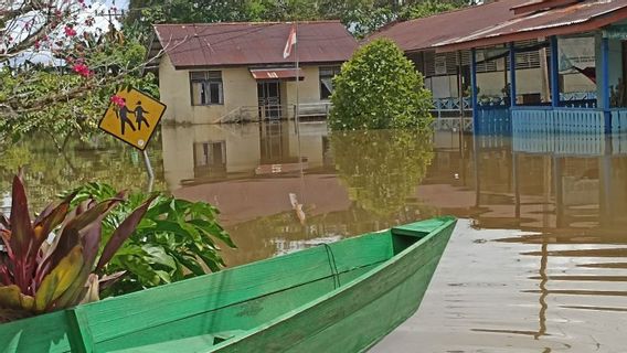 Inondation à Kapuas Hulu Kalbar Meluas