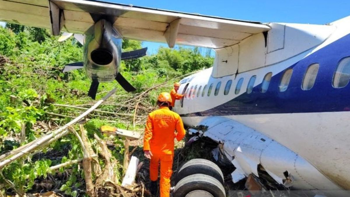 パプアで脱線したトリガナ航空機の乗組員6人を含む41人の乗客が怪我とトラウマのために治療されました