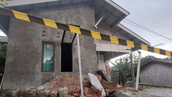 14 maisons à Balikpapan : des terres déplacées endommagées par 14 foyers à Balikpapan