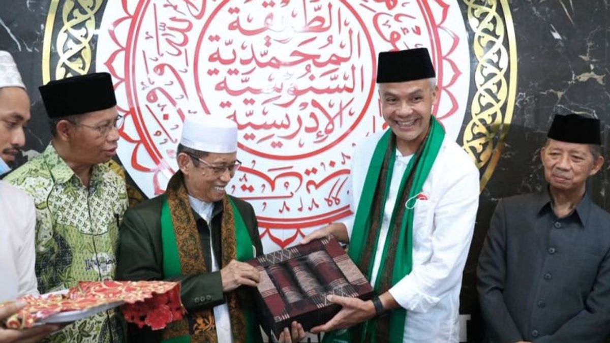 Ganjar Pranowo Temui Ulama NU di Makassar, Minta Dukungan?