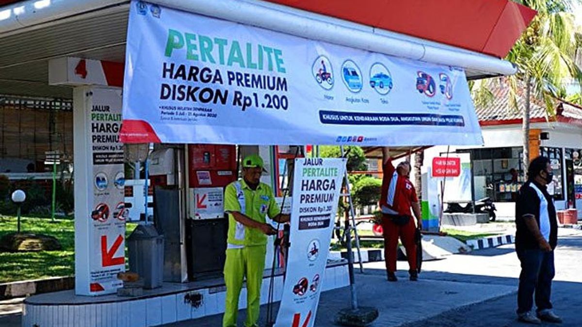 Pertamina Diskon Harga Pertalite Rp1.200 per Liter
