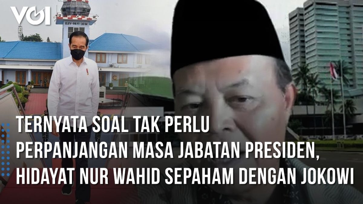VIDÉO: Discours De Prolongation Du Mandat Présidentiel, Hidayat Nur Wahid Sepaham Avec Jokowi