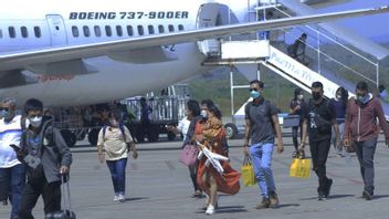 ロンボク島空港 イードホームカミングとターニングフロー中:乗客は389%増加し、貨物は49%増加