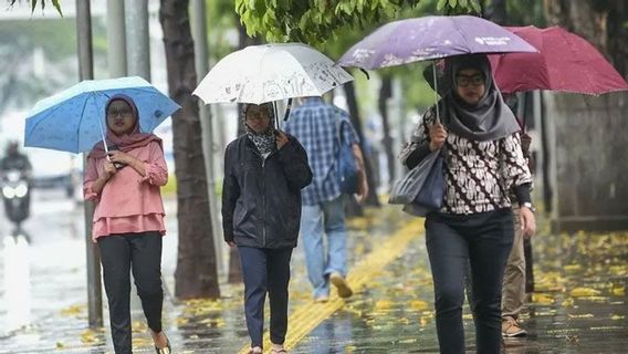 Originally Payung, BMKG's Rainfall Forecasts To Down In A Number Of Areas In Indonesia Today