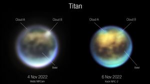 Teleskop Webb Deteksi Awan di Bulan Terbesar Saturnus, Titan