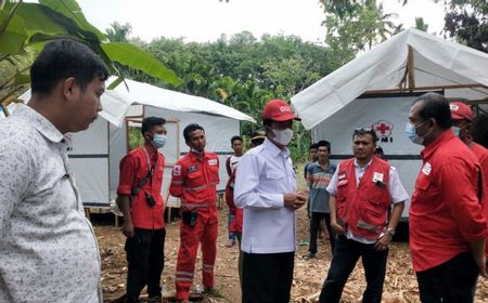 PMI Dirikan Rumah Sementara untuk Korban Gempa di Pasaman Barat