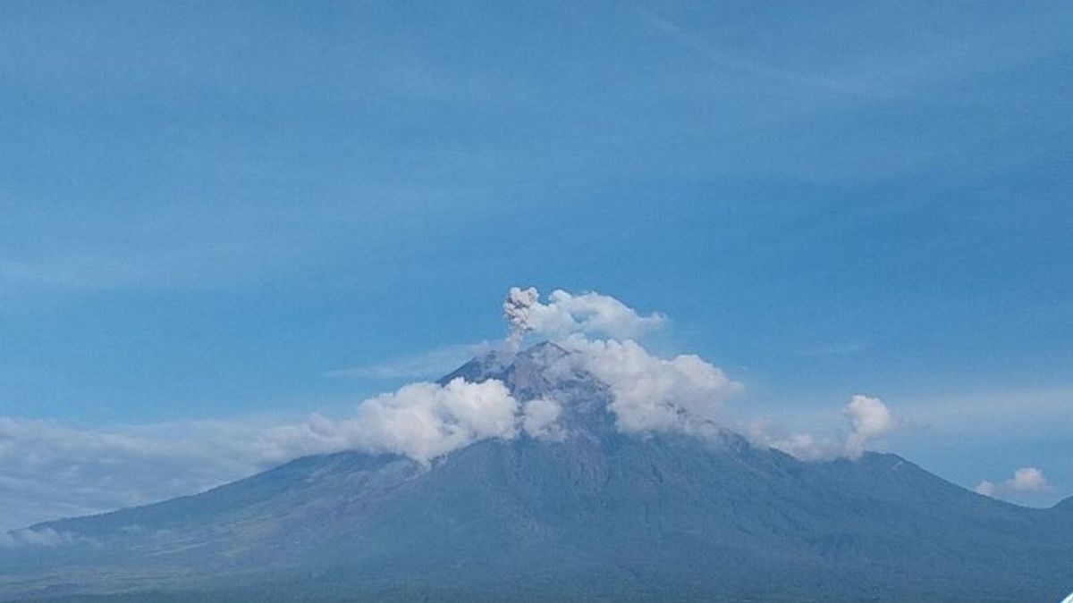 8 Eruptions, le mont Semeru soulève une ébome volcanique de 500 mètres