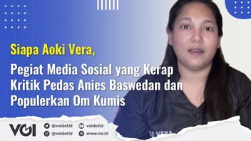 VIDEO: Who Is Aoki Vera, Social Media Activist Who Often Criticizes Spicy Anies Baswedan And Popularizes Om Kumis