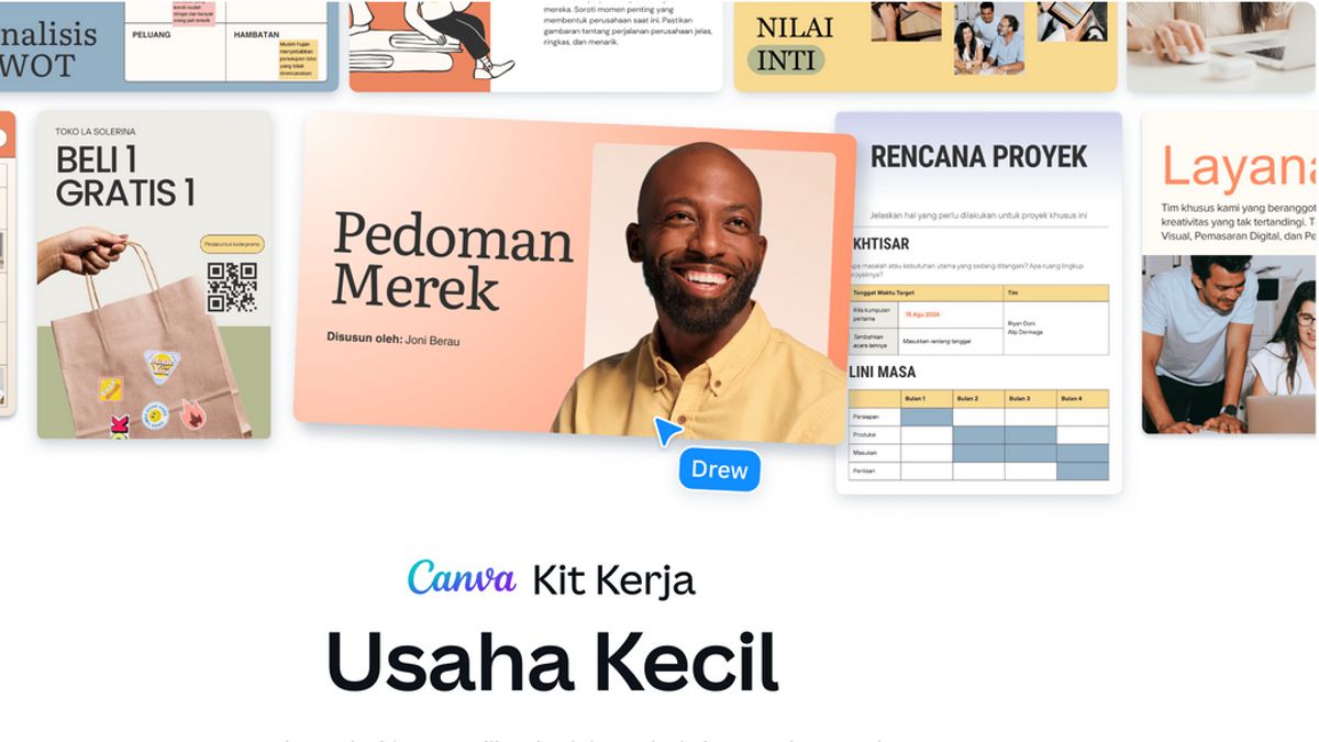 Canva 通过其应用程序中的新工作包功能支持中小微企业增长