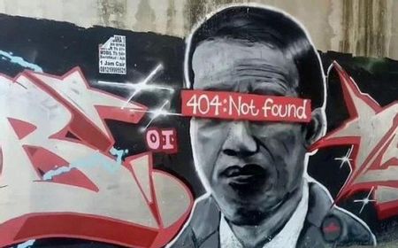 Mural '404: Not Found' di Wajah Mirip Jokowi, Polri Pastikan Tak Proses Karena Ekspresi Seni