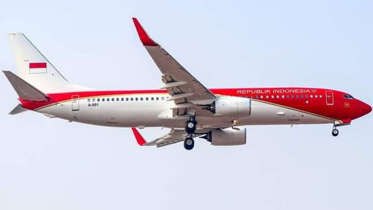 The Red Color Of The Presidential Plane Is In The Spotlight, The Palace Gives Explaination For The Reason