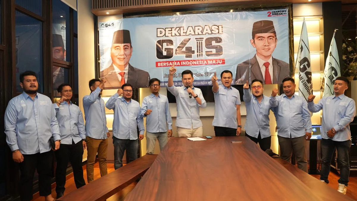 Les bénévoles du G4IS déclarent de soutien à Prabowo-Gibran, encourager les jeunes à se battre dans la politique nationale