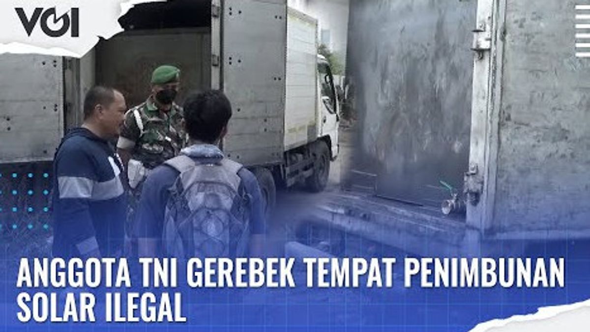 VIDEO: The West Jakarta Military District Command Raided The Solar Hoarding Site, This Is The Atmosphere