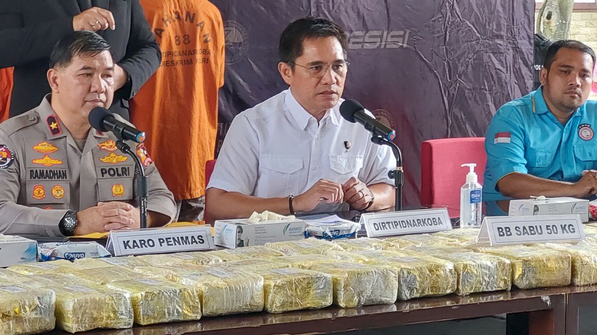 Bareskrim Polri Fails To Smuggle 50 Kg Of Crystal Methamphetamine From Malaysia Network