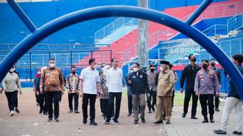 At The Kanjuruhan Stadium, Jokowi Saw Firsthand The Locked Doors And Houses That Were Too High In Sharp