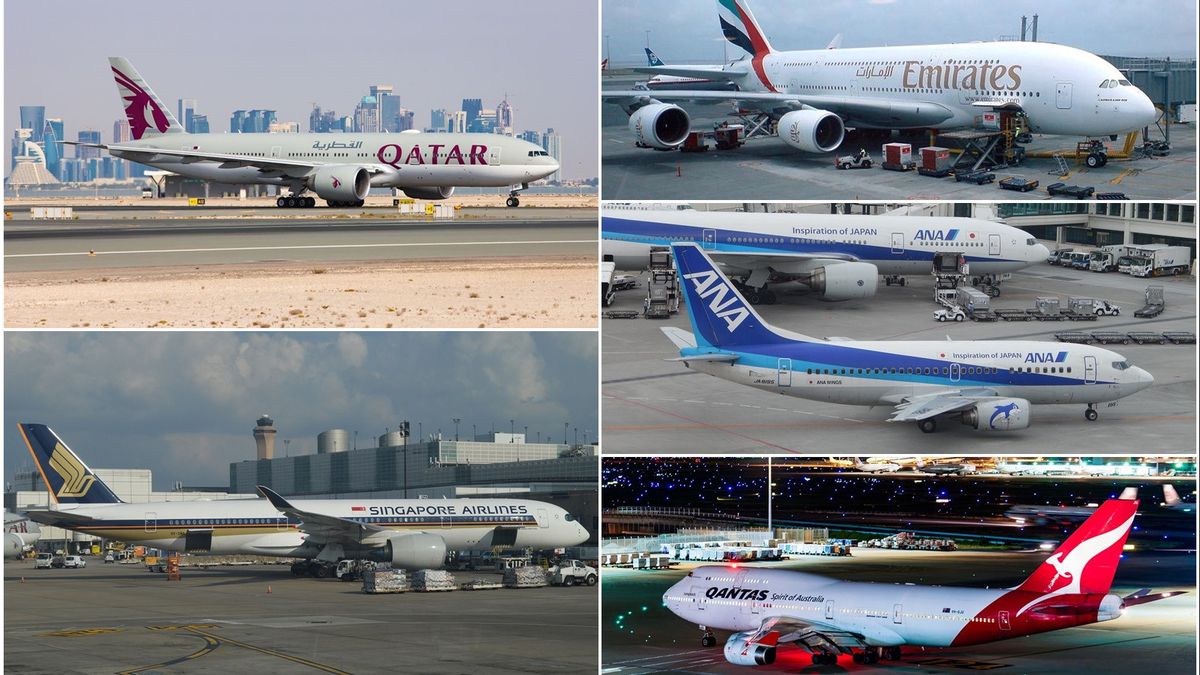 الخطوط الجوية القطرية تفوز بسابع أفضل لقب في العالم والخطوط الجوية الآسيوية تهيمن على قائمة أفضل 10 شركات في حفل توزيع جوائز "أوسكار" الطيران لعام 2022