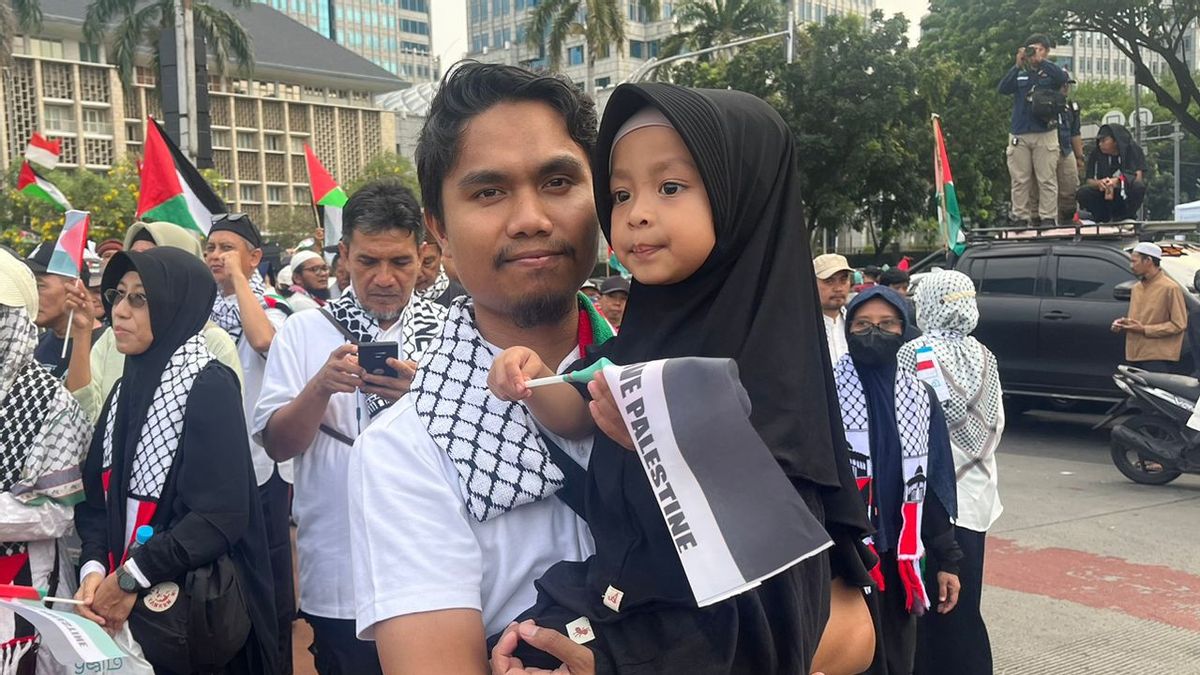 Ajak Balita participe à la manifestation contre les Palestiniens : Apprenez à la souci des musulmans