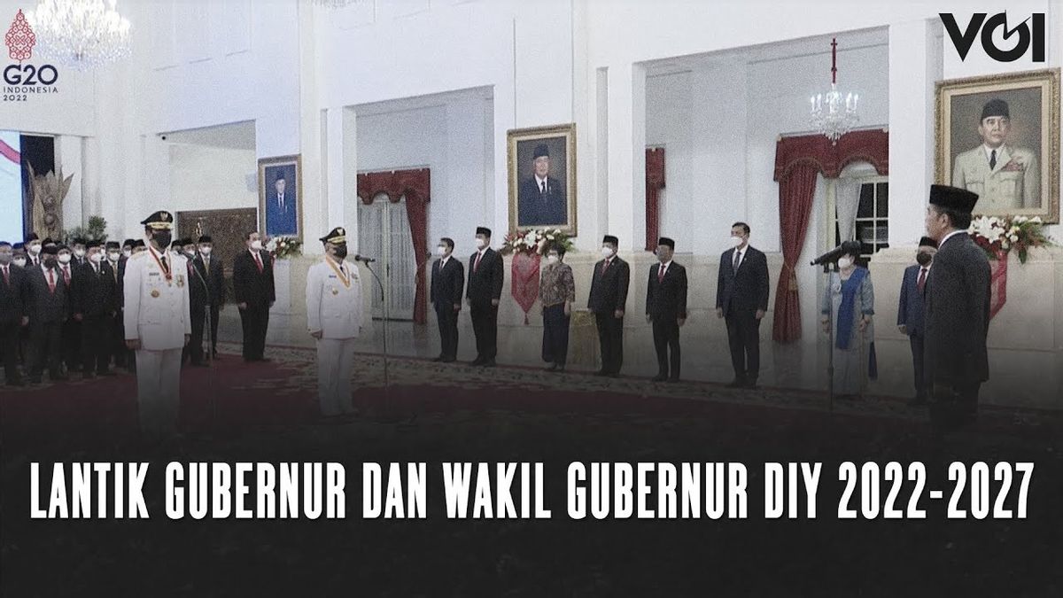 VIDEO: The Moment Of President Jokowi Lantik Sri Sultan Hamengku Buwono X Becomes Person Number One In Yogyakarta