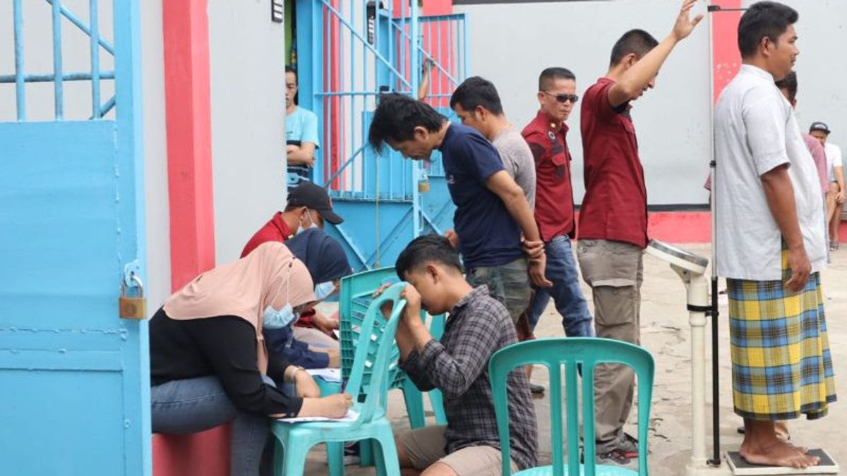 Easily Infectious, TB Tests Were Carried Out On 300 Prisoners Of The Bukittinggi Prison In West Sumatra