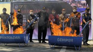  Bea Cukai Palu Musnahkan Ratusan Ribu Batang Rokok Ilegal, Catat Negara Rugi Rp853 Juta