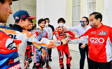 Dijamu Presiden Jokowi di Istana Negara, Bagaimana Kesan Marc Marquez dan Joan Mir?