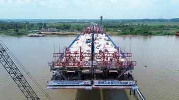 HK Terapkan Box Balance Cantilever untuk Bangun Jembatan Tol Kramasan–Pangkalan Balai