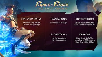 This Is PC Specification For Prince Of Persia: The Lost Crown, Minimum Storage 30 GB