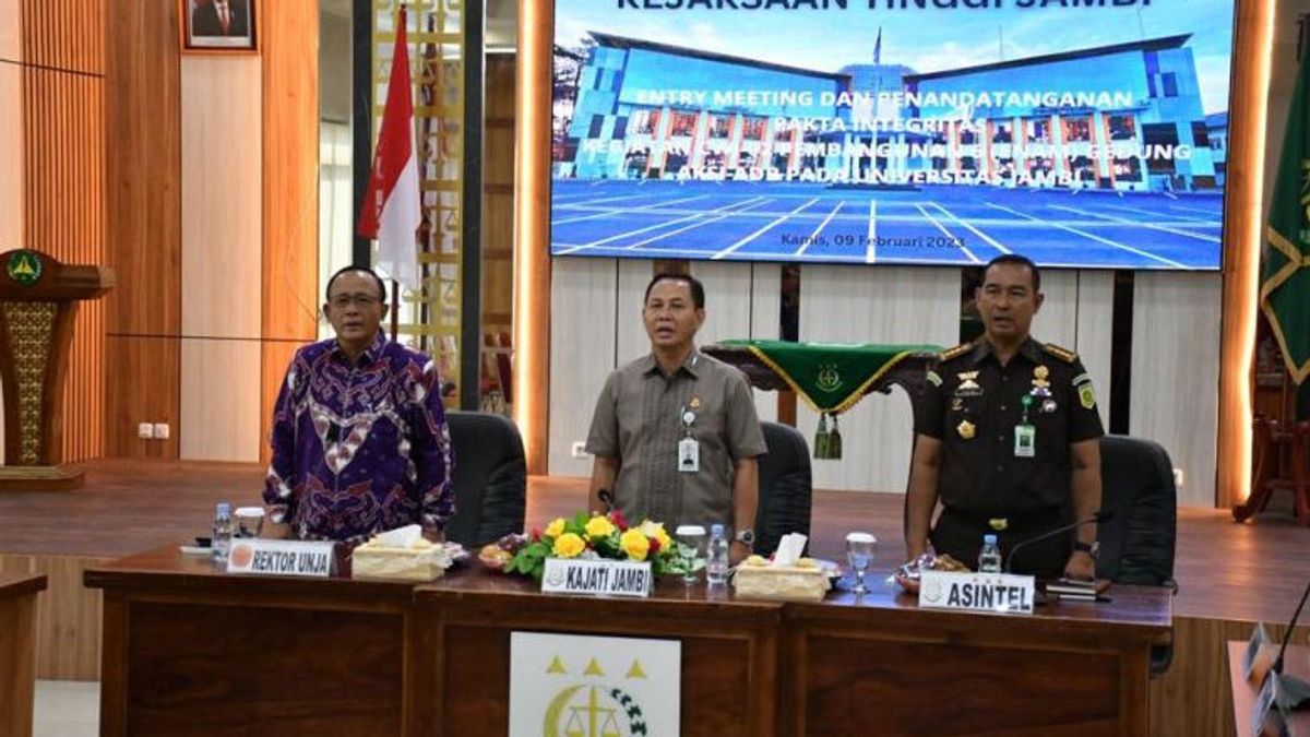 Telan Biaya Pinjaman Rp239 M, Pembangunan 6 Gedung Universitas Jambi Diawasi Kejati