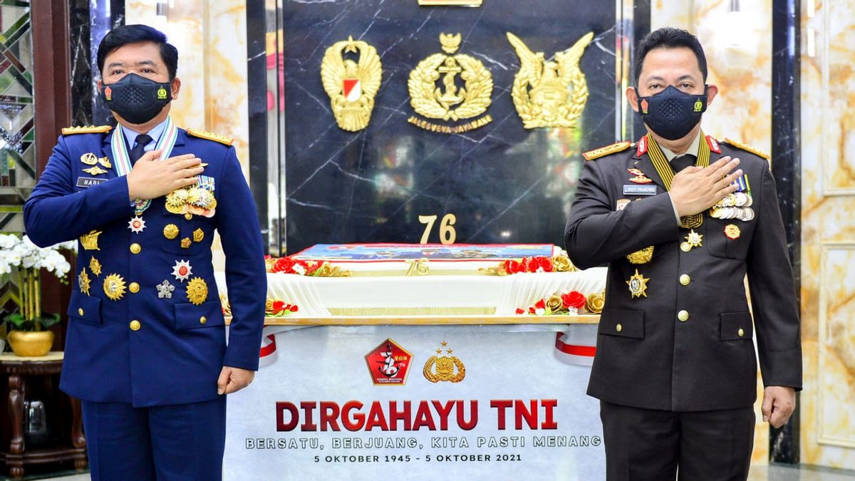 76e Anniversaire De TNI-Polri, Chef De La Police Nationale: La Synergie TNI-Polri Est Absolue Pour Faire Face à Divers Problèmes