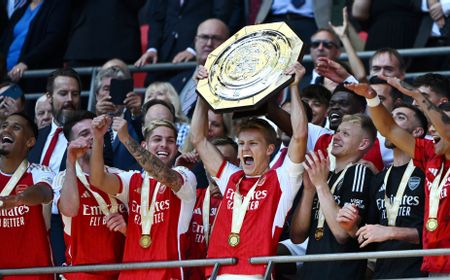 Arsenal Menangi Community Shield usai Bekuk Manchester City, Arteta: Kami Mengalahkan Tim Terbaik di Dunia