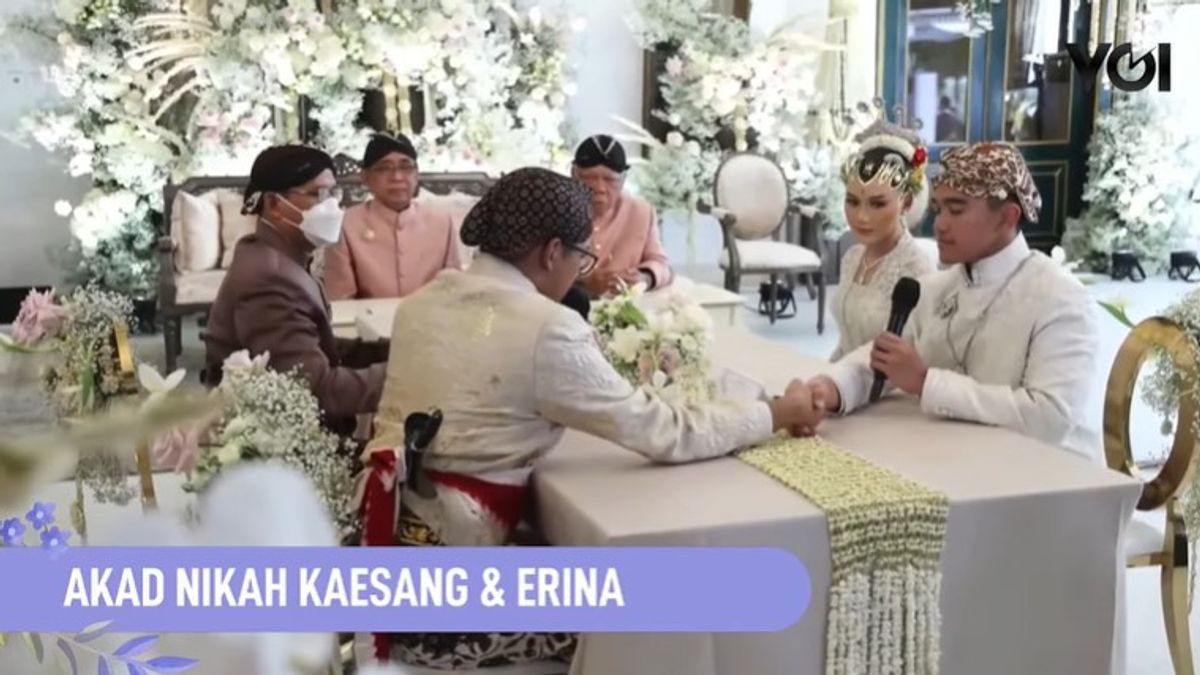 Pelaminan Kaesang And Erina Dominated In Fresh Flower Green White, What Does It Mean?