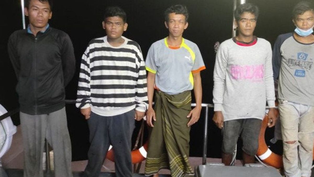 KKP Beri Angin Segar, Lima Nelayan Indonesia yang Ditangkap Aparat Malaysia Sudah Bebas