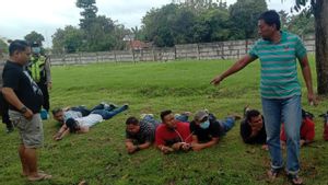 Polda Banten Tangkap 10 Debt Collector Saat Berusaha Mengambil Paksa Dump Truk di Tengah Jalan