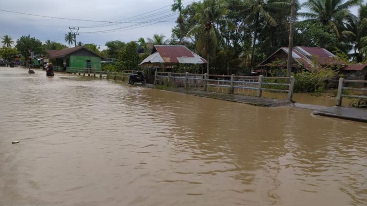 明古鲁五个地区被洪水淹没