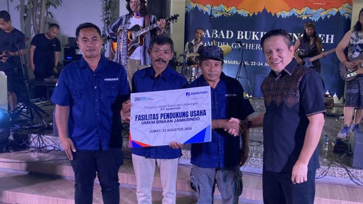 Jamkrindo fournit une facilité de soutien aux entreprises aux MPME d’abeille à Magelang