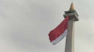 Bendera Merah Putih Sempat Robek saat Gladi HUT TNI ke-80 di Monas, Angin di Atas 20 Knot jadi Penyebab