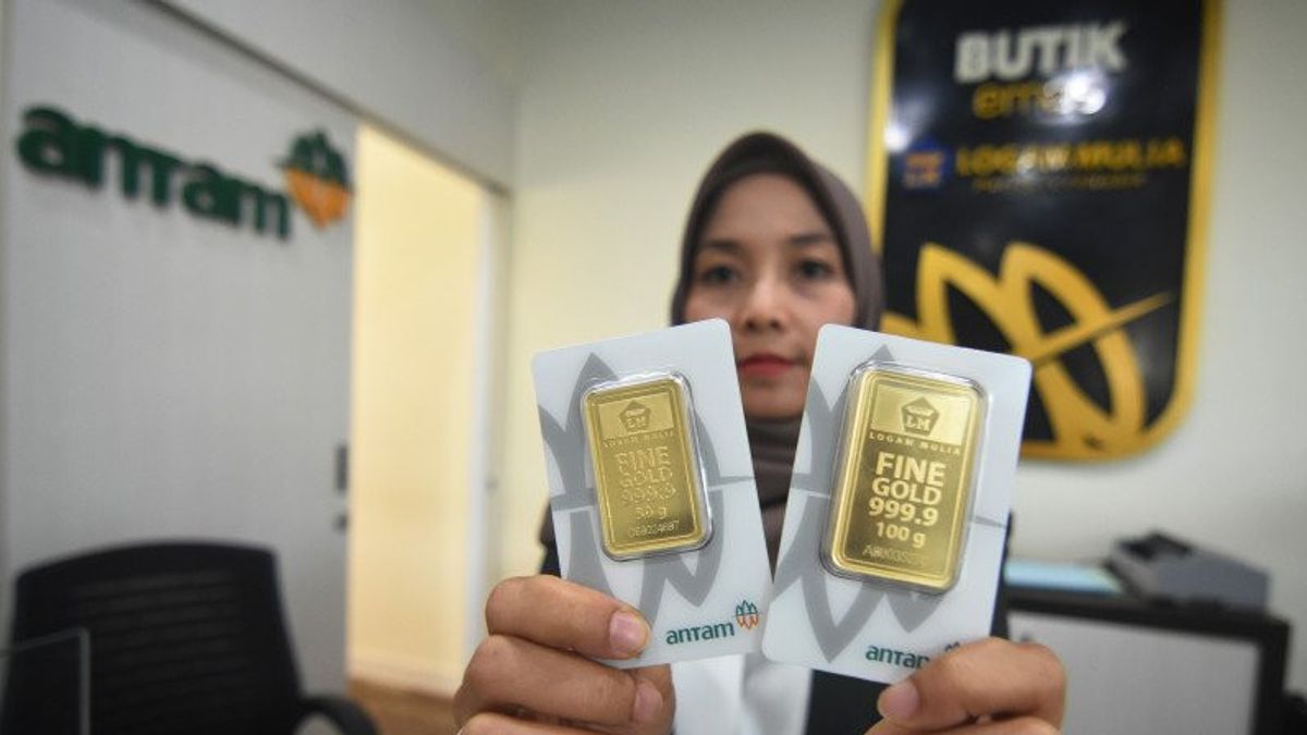 The Luster of Antam Gold Starts to Rise Again, the Price Rises to IDR 1,203,000 per Gram