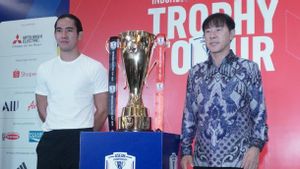 Shin Tae-yong, Ryuji Utomo, And Takeshi Okada Enliven ASEAN Mitsubishi Electric Cup 2024 Trophy Tour