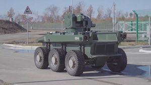 Tak Mau Kalah, Rusia Luncurkan Robot Tempur 'Marker' yang Diklaim Bisa Hancurkan Tank Abrams dan Leopard 2