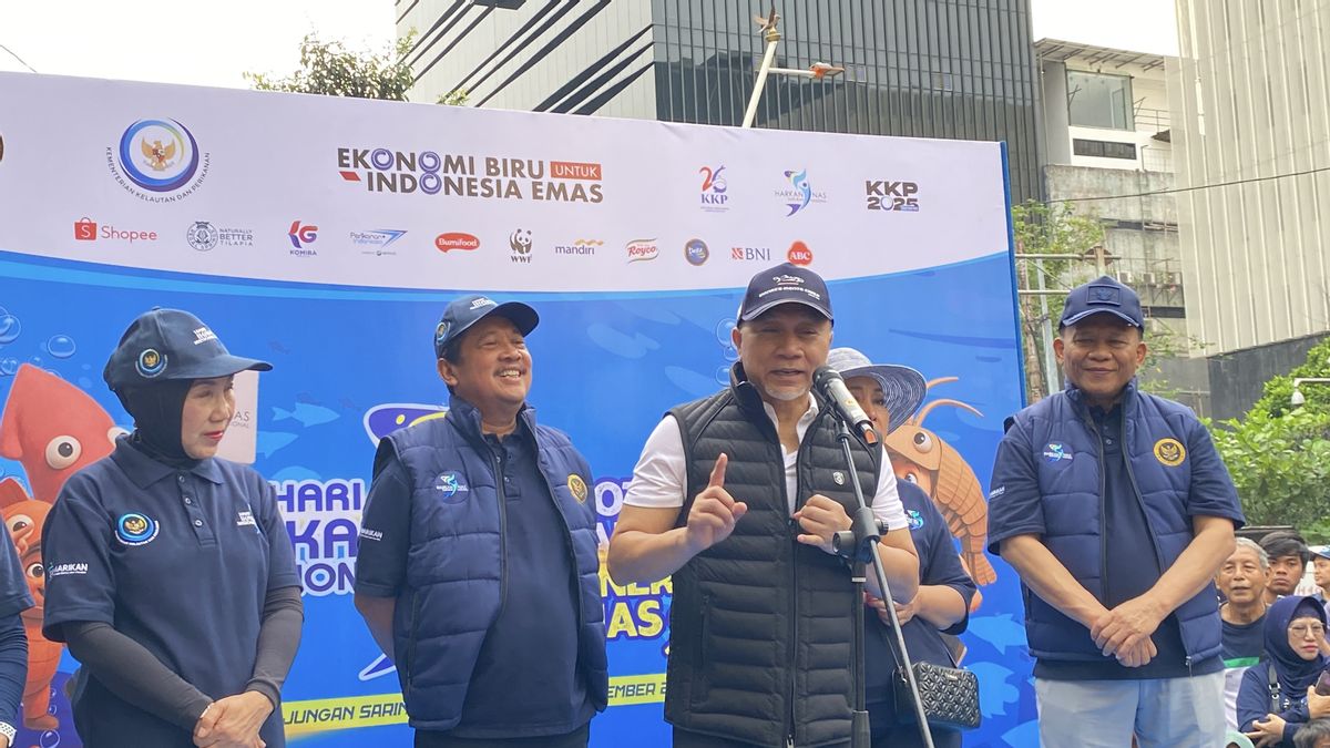 اليوم الوطني للأسماك، الوزير المنسق زولهاس باسانغ أهداف الاكتفاء الذاتي من البروتين في العام المقبل