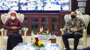 Gubernur Khofifah dan Wali Kota Eri Cahyadi Bahas Pengembangan UMKM Surabaya
