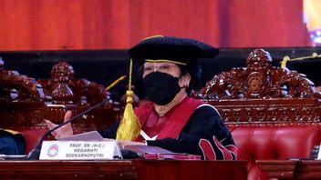 Received The Title Of Honorary Professor Of The Defense University, Megawati Specifically Mentions The Names Of Defense Minister Prabowo And Nadiem Makarim