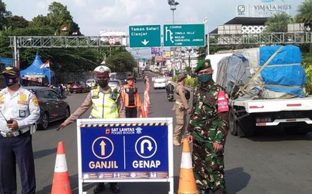 185 Personel Polisi Dikerahkan Kawal Ganjil-genap Kawasan Puncak