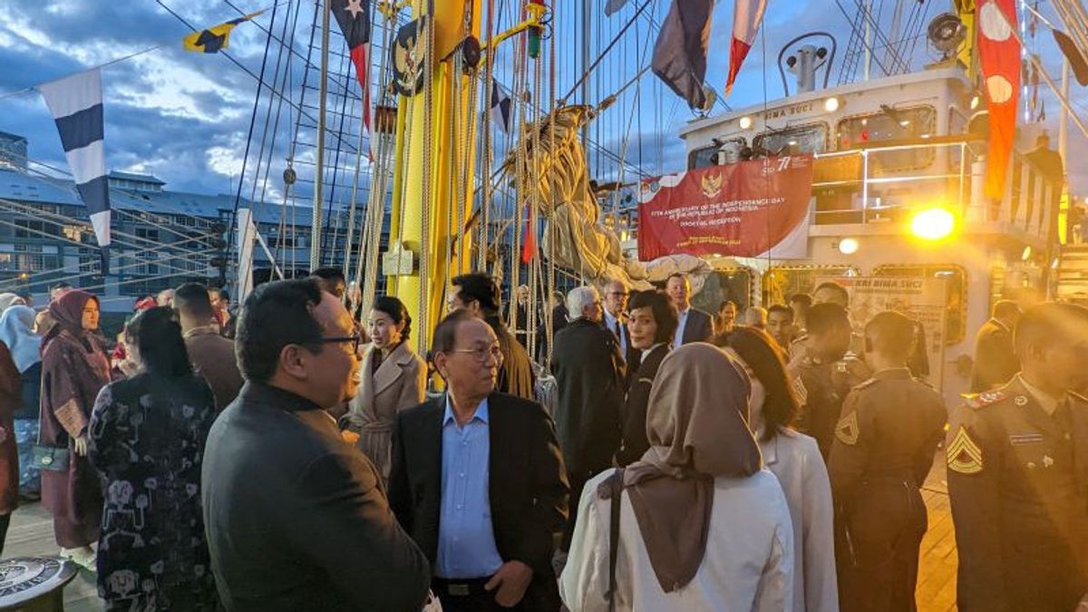 The Indonesian Consulate General In Sydney Holds Diplomatic Reception At KRI Bima Suci