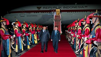 Lanjutkan Kunjungan, Presiden Prabowo Subianto Tiba di Seoul Republik Korea