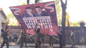 Baliho Ganjar-Mahfud在巴厘岛被解雇,当时Jokowi Kunker,PDIP:Banteng Jangan Gangbang,如果你醒来是残酷的